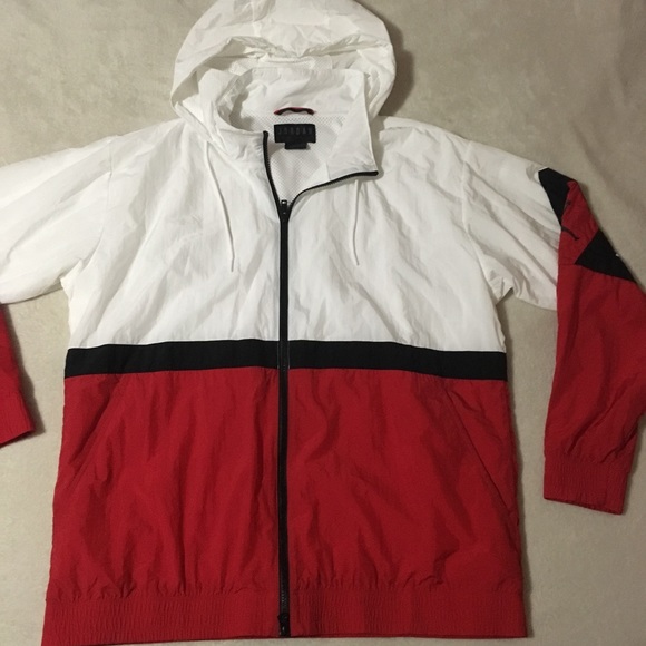 red and white jordan windbreaker Shop 